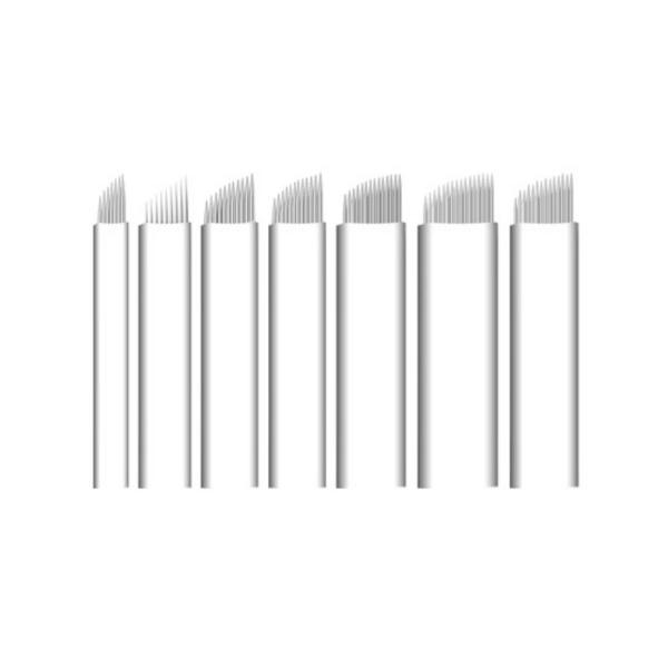 agujas permanentes del maquillaje de la pluma 0.25m m 14Z del manual del tatuaje de 0.20m m/de 0.25m m