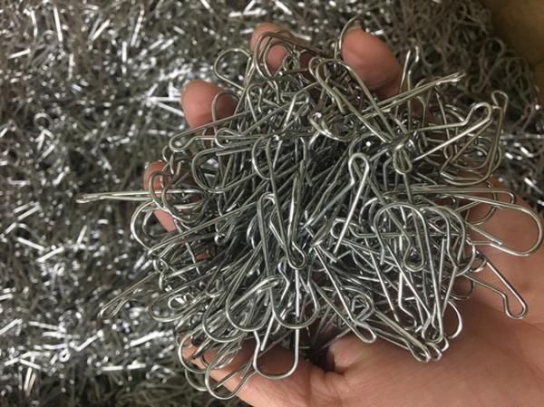 SS Toilet Tank Chain , Stamping Forming Toilet Chain Hook Aging Resistant