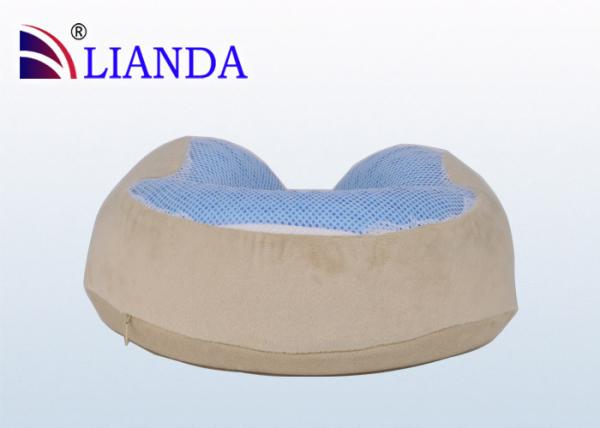 Traveling Folding Cooling Gel Pillow With Mesh And Inner Cover