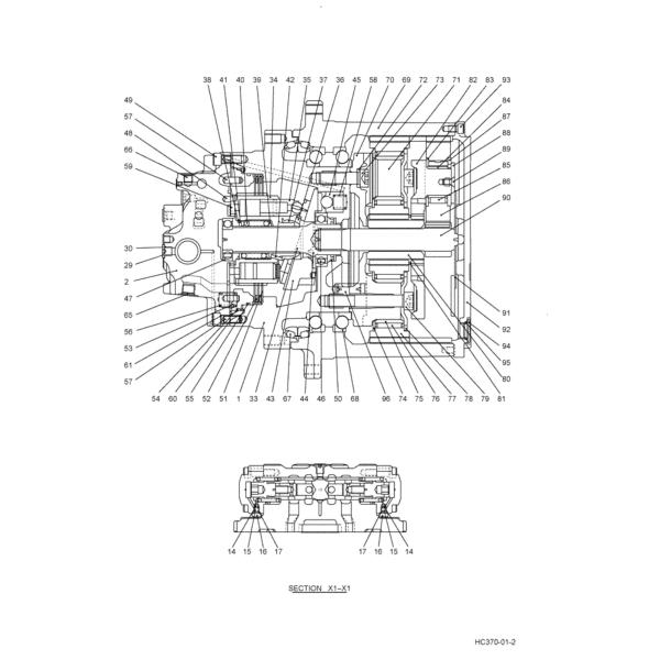 Kobelco Excavator Travel Device Assy SK250-8 LQ15V00020F1
