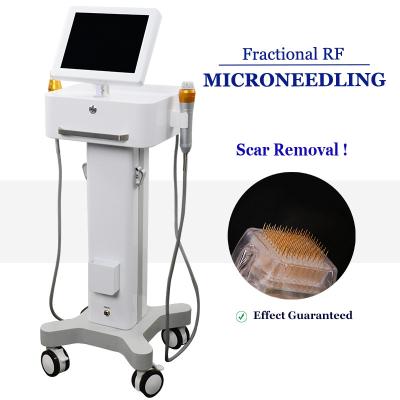 Máquina de microagulhamento RF para levantamento facial com duas alças rejuvenescimento fracionário da pele
