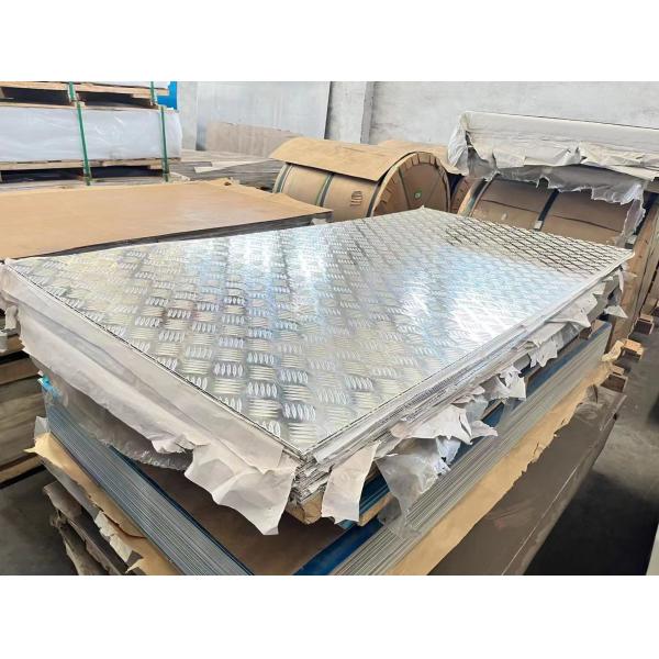 1060 H14 Checkered Aluminum Diamond Plate Ribbed Sheet For Boat