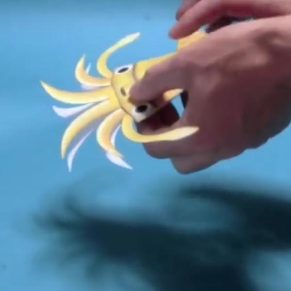 DIY Paper Toys Origami Toys Creative Cartoon Octopus Squid Origami Paper Toys Organ Bounce Explosion  Origami Toys