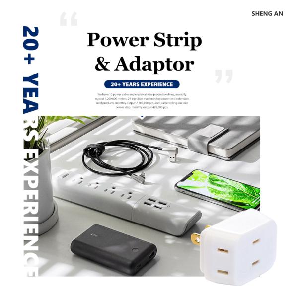 Customized Power Socket Power Strip with Independent Switch 4 Outlets