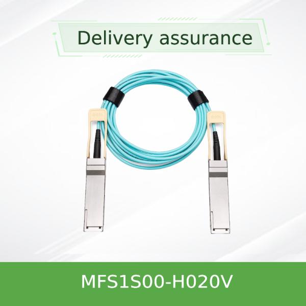 MFS1S00-H020V Mellanox AOC Cable IB HDR Hasta 200Gb/S QSFP56 20m