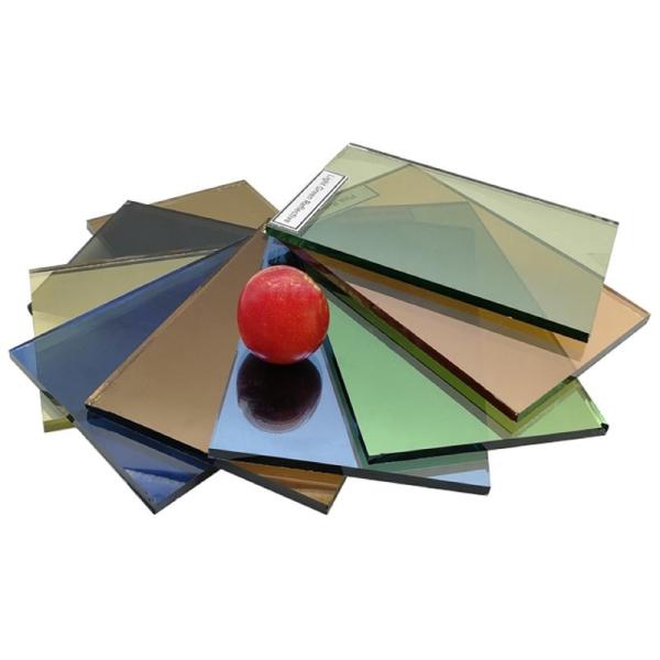 Solid Structure Glass Color Mirror Decorative Glass Clear or Tinted Made Float Glass