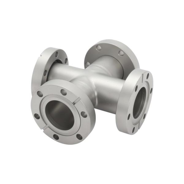 CF редуктора локтя 90 градусов UHV вакуумируют ротатабельные прямые полные ниппели