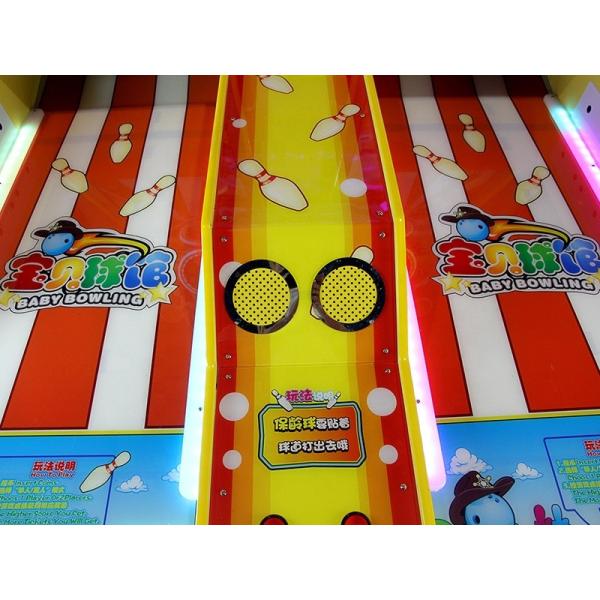 Commercial Small Happy Bowling Video Shooting Ball Gaming Machine For Amusement Park