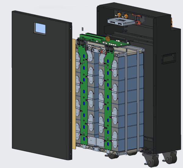 AcFree Home Energy Storage Batteries 48V 314Ah EVE Cells Pace BMS LFP Wall Mounted Solar Battery