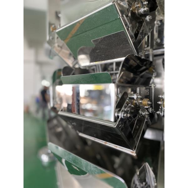 Машина упаковки 5000g Weigher Multihead ленты транспортера PVC для липкого блока рыб