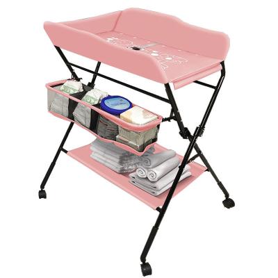 Height Adjustable Multi-Functional Baby Changing Station  Newborn Changing Table