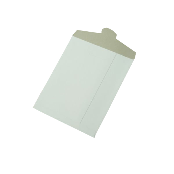 4mil Thick Tuck-flap Mailers in White for Professional Document Packaging and Shipping