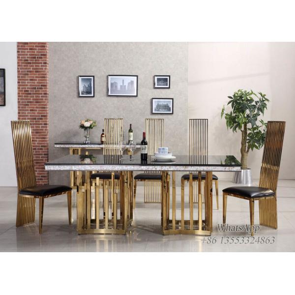 Brushed Stainless Steel Dining Chair for Wedding Party (YS-19)