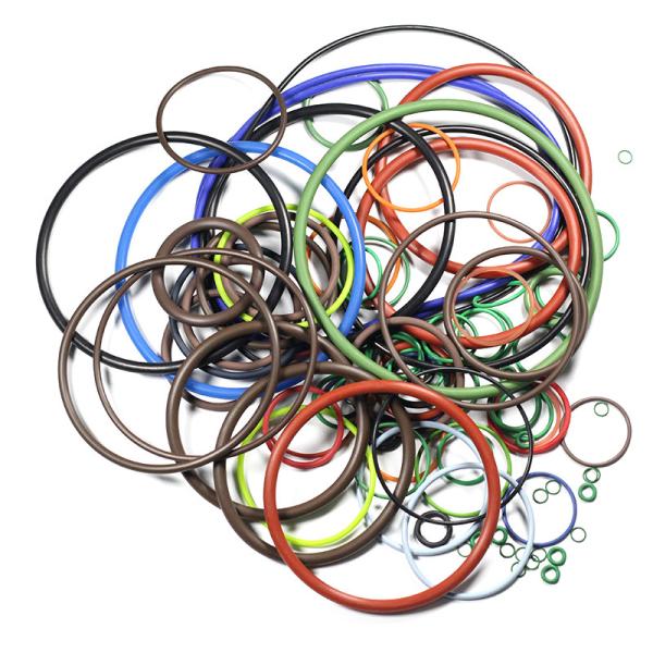 AS568 Metrics JIS O Rings Seal FKM BUNA NBR Coloured Rubber O Rings