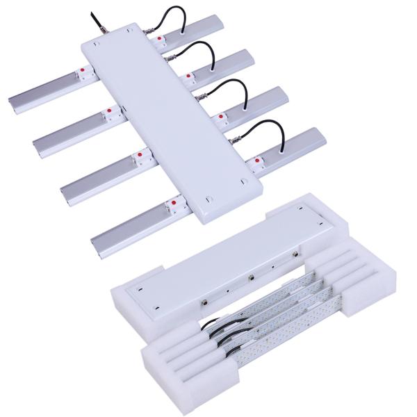 1.8μMol/J 160W LED Grow Light Bar Set For Indoor Growing Cannabis B4-6