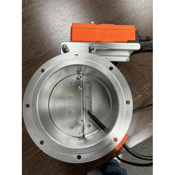 Ronde électrique 70°C amortisseur ignifuge 280°C soupape de fumée Pour le système de construction et les systèmes d'urgence de feu et de fumée