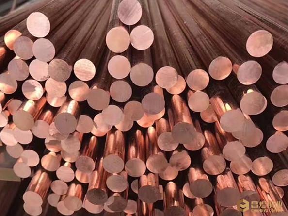 C11000 Copper Round Steel Rod Electrical Conductivity Corrosion Resistance