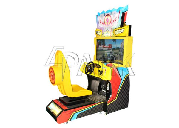 Moveable Seats Four Wheel Drive 42 Inch Screen Racing Car Simulator Arcade Video Machine