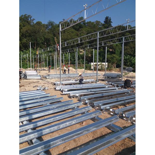 Smart Greenhouse with Customized Length and Hot Dipped Galvanized Steel Frame Featuring Roof and Side Vents