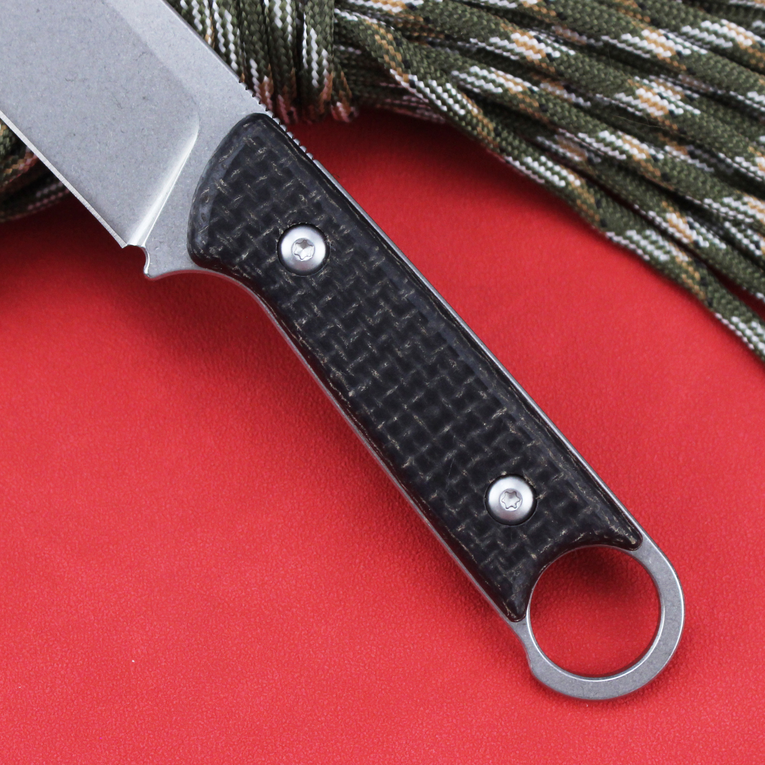 GT0178 D2 Blade High Quality Linen Handle  EDC Pocket Knives