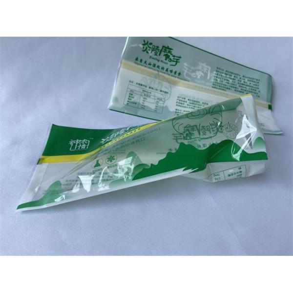 Back Seal Mylar Packaging Bag Transparent Stand Up Food Pouches