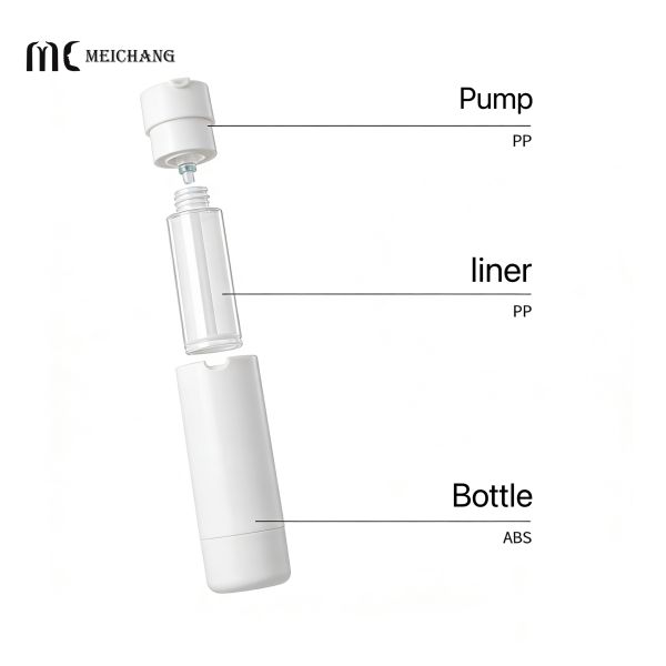 30g / 50g Refillable Airless Bottle Eco-Friendly Replaceable Vacuum Cosmetic Container(MC-273)