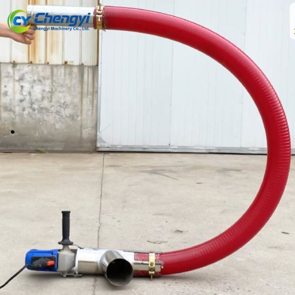High Torque Portable Flexible Screw Conveyor Corrosion Resistant For Grain Suction