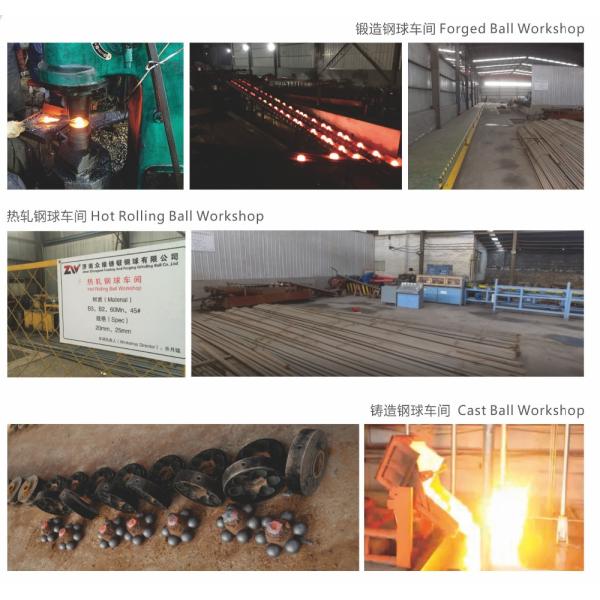 High Chrome Cast Steel Ball Iron Material For Cement Plant