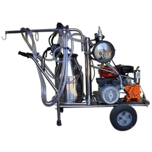 Unidade de ordenha móvel elétrica manual com Vane Vacuum Pump giratória
