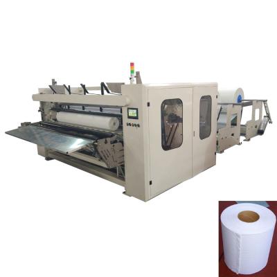 Desenrole a máquina Rewinder da fatura de lenço de papel da pequena escala da talhadeira dos suportes