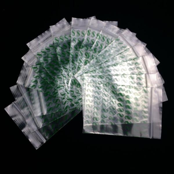 11.5x7.5cm Pe Plastic Bag Travel Size , Small Clear Self Seal Bags