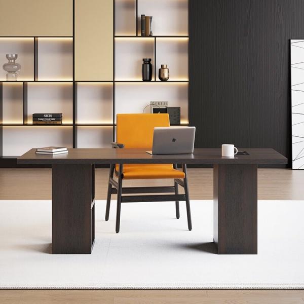 Study Boss Home Office Computer Desk Solid Wood Customized