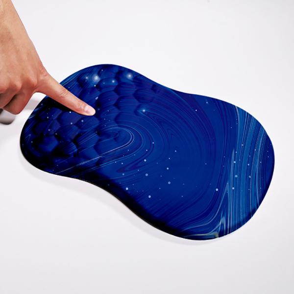Rectangular Custom Non-Slip Memory Sponge Mousepad with Wrist Rest Comfortable Ergonomic