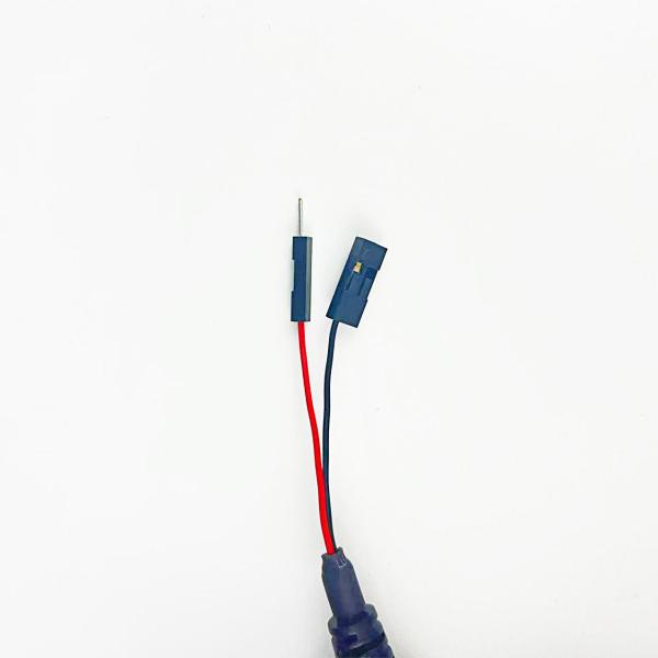 Mini personalizado de 5 pines painel feminino conector de fio vermelho e preto cabo de extensão para carro caminhão barco painel de comando de motocicleta