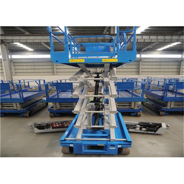 45% Gradeabilit Scissor Lift Trailer , One Man Scissor Lift Emergency Descent System