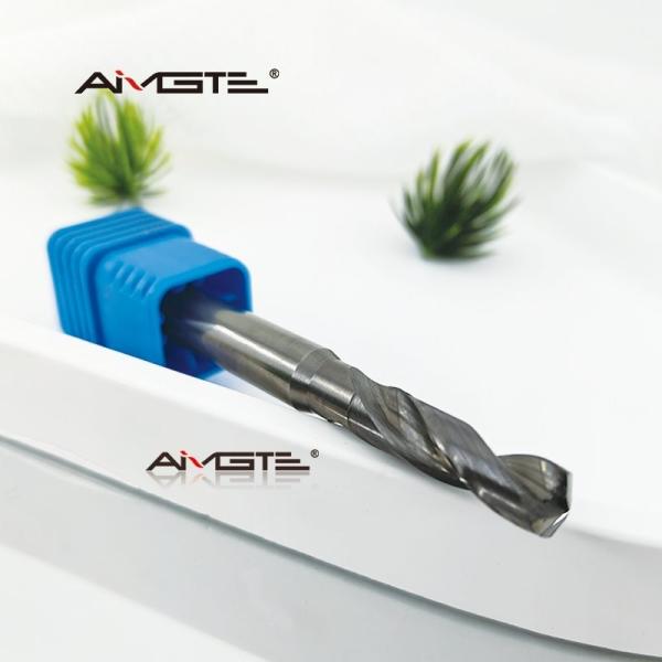 3mm-20mm 2 Flute Carbide Drill Bit External Coolant CNC Metal Drill for Steel  Titanium