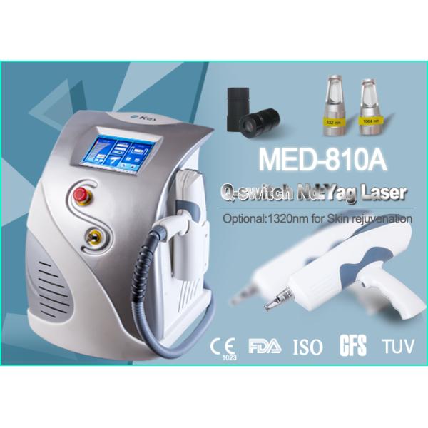 1600mJ ND YAG Laser Machine For Tattoo Removal / Pigment Reduction / Spot Removal