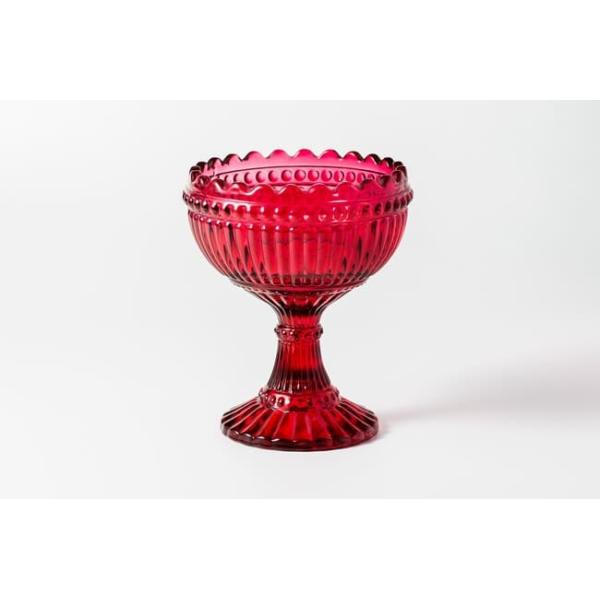 160ml Glass Kitchen Wares 5.6 Oz Vintage Ice Cream Coloured Glass Sundae Dishes