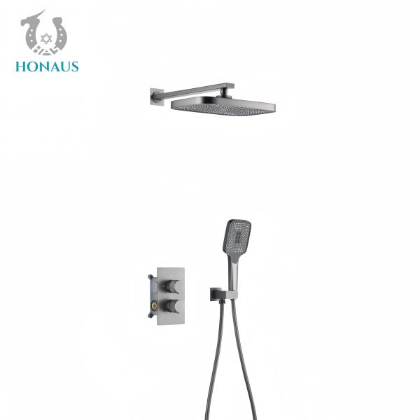Elegant Design Concealed Valve Showers Multi Outlets Easy Installation Enlarged Overhead