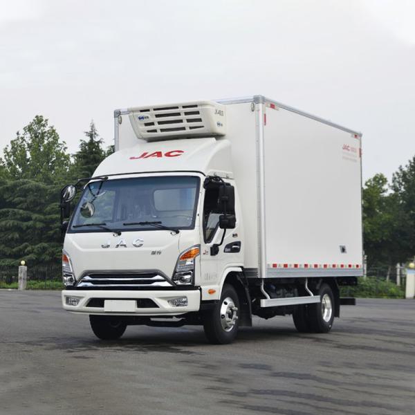 160HP JAC Used Light Duty Refrigerator Truck 5-10T GVW 5995x2235x3390mm