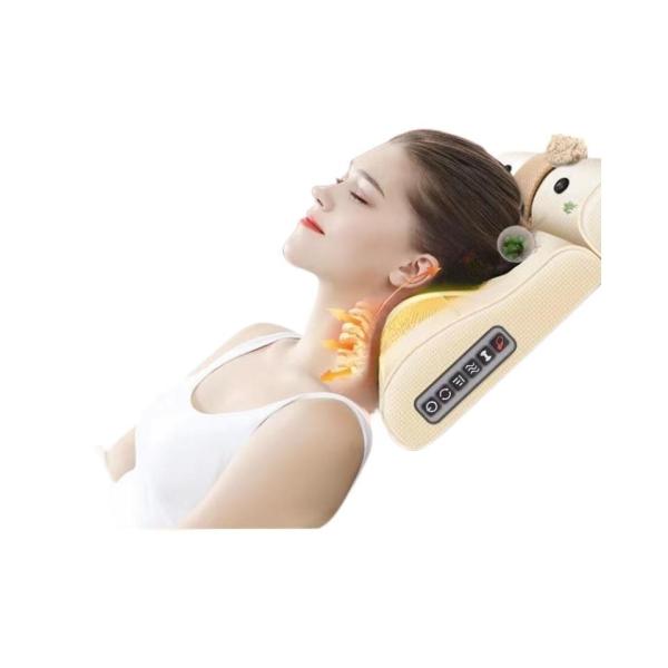 Hot Compress Therapy for Improved Sleep Home Acupoint Cervical Shoulder Massage Pillow