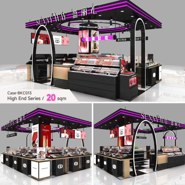 Cosmetic Perfume Beauty Kiosk Display Counter Booth Store Decoration