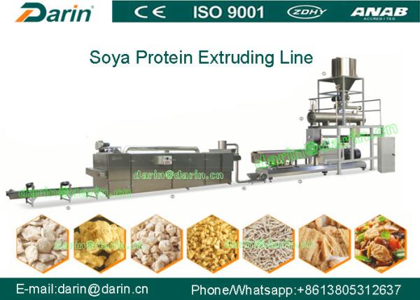 Textured Soya Extruder Machine Processing Line CE Approved with 150kg/hr