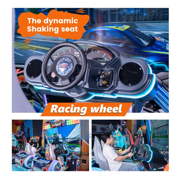 Street Phantom DX Racing Arcade Machine – Thrilling 2-Player Experience