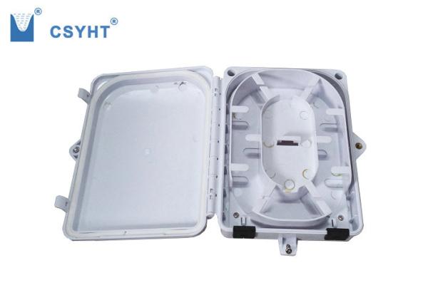 Plastic fiber optic cable storage box for storing FTTH drop cable
