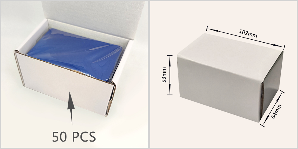 Wholesale Custom Design Anodized Aluminum Blank Metal Business Cards 0.8MM for Laser Engraving
