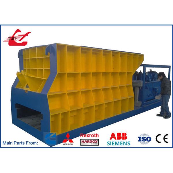 High-Efficiency Cutting System Horizontal Container Scrap Shear 4000kN For Large Scrap Handling With Customize