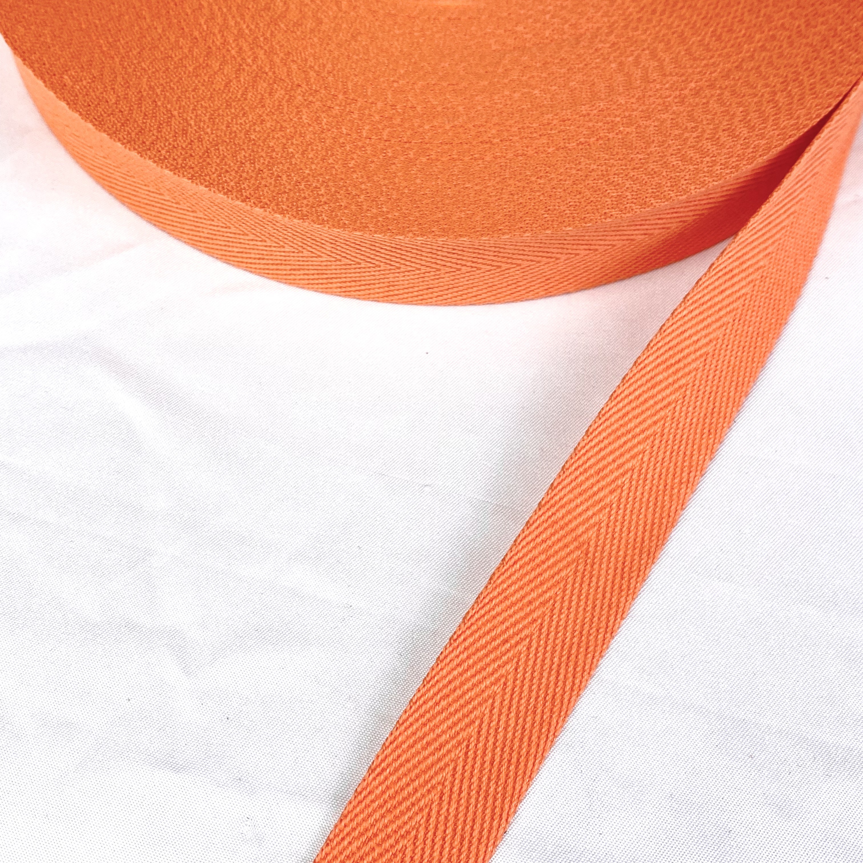 Herringbone polyester-cotton webbing Various colors Backpack strap Belt Handbag strap