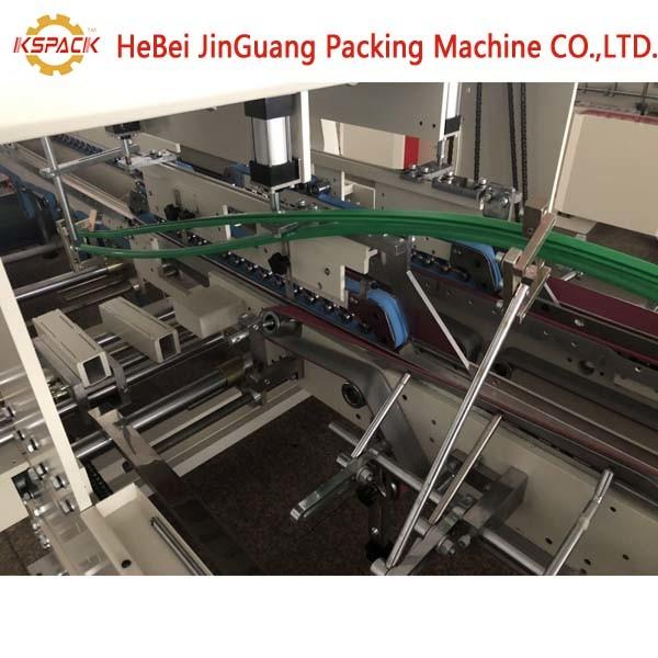 400/de PLC de alimentação automático de Whith da máquina de Min Paper Corrugated Box Folder Gluer