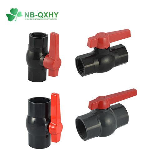 High Thickness PVC Ball Valve 1.5 Inch Water Valve PVC Gray Plastic Flexible
